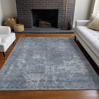 Piper Looms Chantille Global ACN1629 Blue Machine Washable Area Rug Lifestyle Image Feature