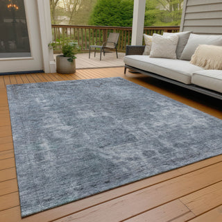 Piper Looms Chantille Global ACN1629 Blue Machine Washable Area Rug Outdoor Lifestyle Image Feature