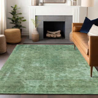 Piper Looms Chantille Global ACN1629 Sage Machine Washable Area Rug Lifestyle Image Feature