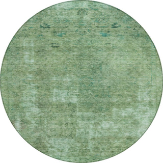 Piper Looms Chantille Global ACN1629 Sage Machine Washable Area Rug Round Main Image