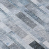 Piper Looms Chantille Stripes ACN1630 Blue Machine Washable Area Rug Swatch Image