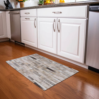 Piper Looms Chantille Stripes ACN1630 Taupe Machine Washable Area Rug Scatter Lifestyle Image Feature