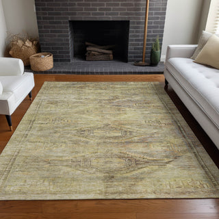 Piper Looms Chantille Global ACN1631 Aloe Machine Washable Area Rug Lifestyle Image Feature