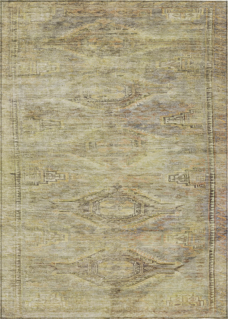 Piper Looms Chantille Global ACN1631 Aloe Machine Washable Area Rug main image