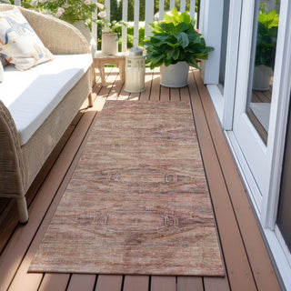 Piper Looms Chantille Global ACN1631 Salmon Machine Washable Area Rug Runner Outdoor Lifestyle Image Feature