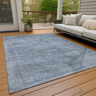 Piper Looms Chantille Global ACN1631 Sky Machine Washable Area Rug Outdoor Lifestyle Image Feature