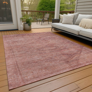 Piper Looms Chantille Global ACN1631 Terracotta Machine Washable Area Rug Outdoor Lifestyle Image Feature