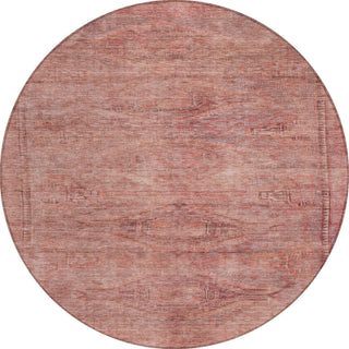Piper Looms Chantille Global ACN1631 Terracotta Machine Washable Area Rug Round Main Image