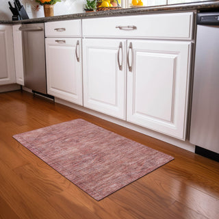 Piper Looms Chantille Global ACN1631 Terracotta Machine Washable Area Rug Scatter Lifestyle Image Feature