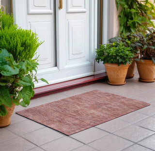 Piper Looms Chantille Global ACN1631 Terracotta Machine Washable Area Rug Scatter Outdoor Lifestyle Image Feature