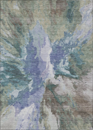 Piper Looms Chantille Modern ACN1632 Blue Machine Washable Area Rug main image