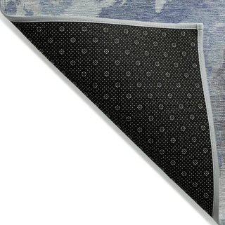 Piper Looms Chantille Modern ACN1632 Denim Machine Washable Area Rug Backing Image