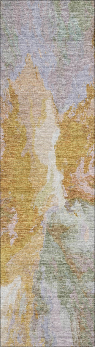 Piper Looms Chantille Modern ACN1632 Rust Machine Washable Area Rug Runner Main Image