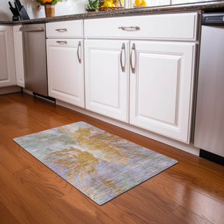 Piper Looms Chantille Modern ACN1632 Rust Machine Washable Area Rug Scatter Lifestyle Image Feature
