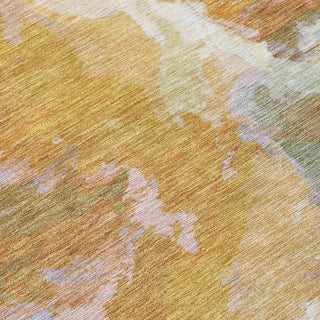 Piper Looms Chantille Modern ACN1632 Rust Machine Washable Area Rug Swatch Image