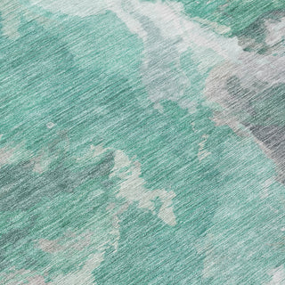 Piper Looms Chantille Modern ACN1632 Teal Machine Washable Area Rug Swatch Image