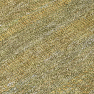 Piper Looms Chantille Stripes ACN1633 Sage Machine Washable Area Rug Swatch Image