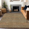 Piper Looms Chantille Stripes ACN1633 Taupe Machine Washable Area Rug Lifestyle Image Feature