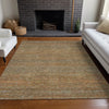 Piper Looms Chantille Stripes ACN1633 Taupe Machine Washable Area Rug Lifestyle Image Feature