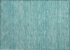 Piper Looms Chantille Stripes ACN1634 Aqua Machine Washable Area Rug Scatter Main Image