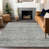 Piper Looms Chantille Stripes ACN1634 Gray Machine Washable Area Rug Lifestyle Image Feature