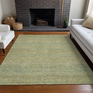 Piper Looms Chantille Stripes ACN1634 Wheat Machine Washable Area Rug Lifestyle Image Feature