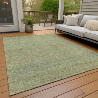 Piper Looms Chantille Stripes ACN1634 Wheat Machine Washable Area Rug Outdoor Lifestyle Image Feature