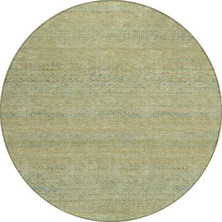Piper Looms Chantille Stripes ACN1634 Wheat Machine Washable Area Rug Round Main Image