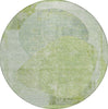 Piper Looms Chantille Modern ACN1635 Aloe Machine Washable Area Rug Round Main Image