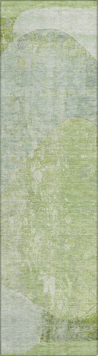 Piper Looms Chantille Modern ACN1635 Aloe Machine Washable Area Rug Runner Main Image
