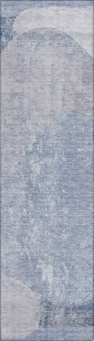Piper Looms Chantille Modern ACN1635 Sky Machine Washable Area Rug Runner Main Image