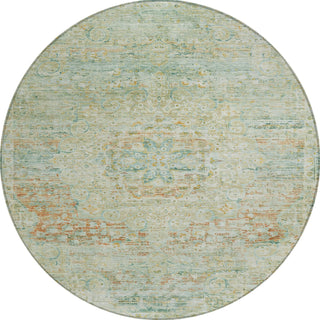 Piper Looms Chantille Global ACN1636 Sage Machine Washable Area Rug Round Main Image