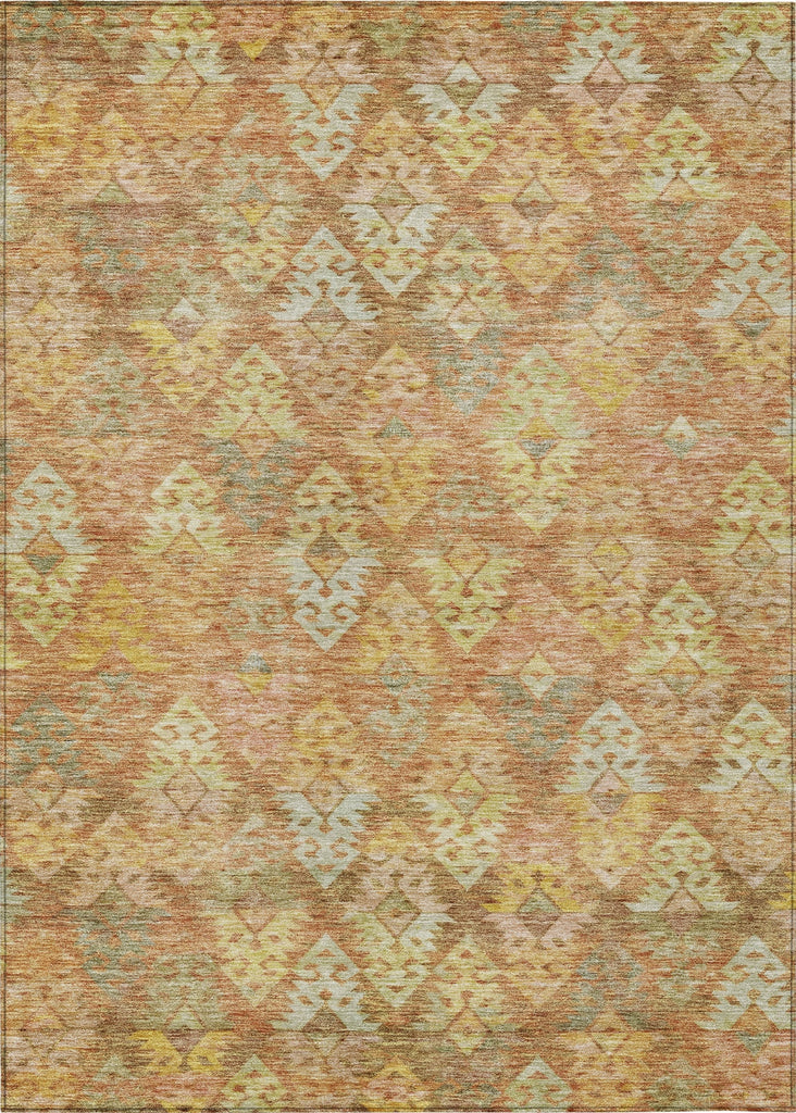 Piper Looms Chantille Diamonds ACN1637 Copper Machine Washable Area Rug main image