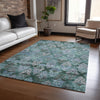 Piper Looms Chantille Diamonds ACN1637 Emerald Machine Washable Area Rug Lifestyle Image Feature