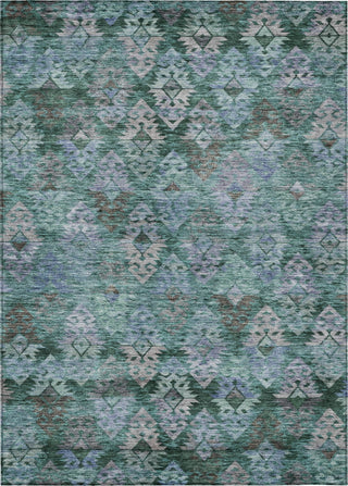 Piper Looms Chantille Diamonds ACN1637 Emerald Machine Washable Area Rug main image