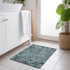 Piper Looms Chantille Diamonds ACN1637 Emerald Machine Washable Area Rug Scatter Lifestyle Image Feature