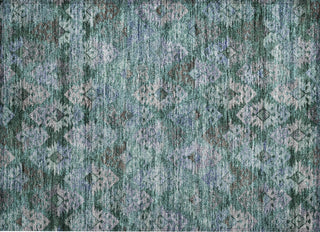 Piper Looms Chantille Diamonds ACN1637 Emerald Machine Washable Area Rug Scatter Main Image
