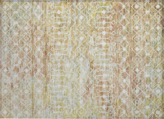 Piper Looms Chantille Geometric ACN1638 Peach Machine Washable Area Rug Scatter Main Image