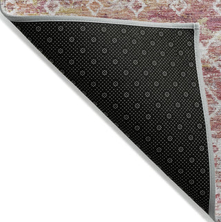 Piper Looms Chantille Geometric ACN1638 Pink Machine Washable Area Rug Backing Image