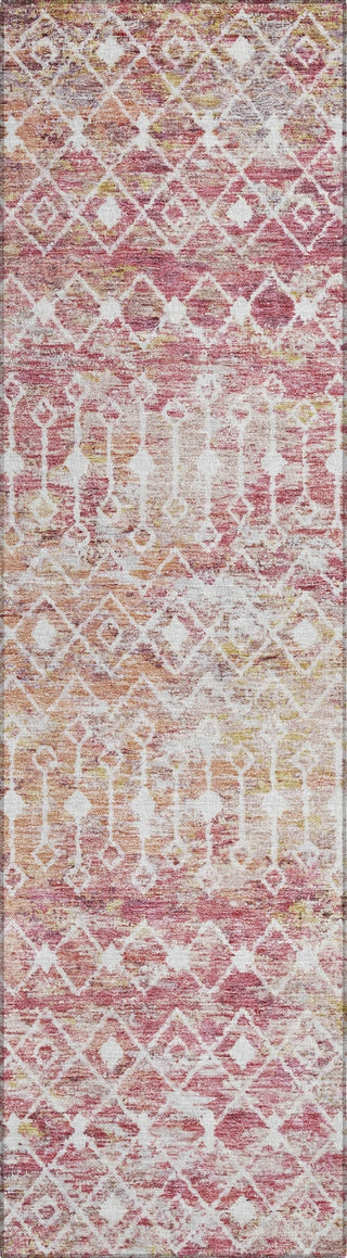 Piper Looms Chantille Geometric ACN1638 Pink Machine Washable Area Rug Runner Main Image