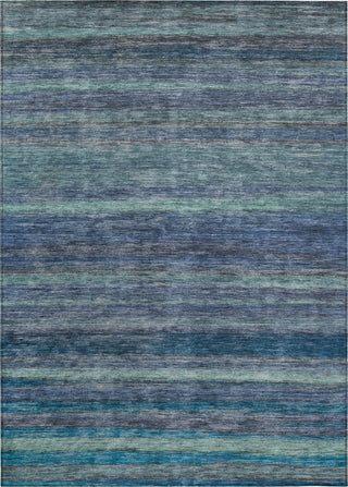 Piper Looms Chantille Stripes ACN1639 Blue Machine Washable Area Rug main image