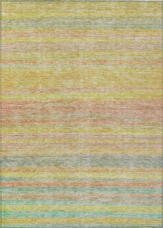 Piper Looms Chantille Stripes ACN1639 Gold Machine Washable Area Rug main image