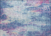 Piper Looms Chantille Abstract ACN1640 Blue Machine Washable Area Rug Scatter Main Image