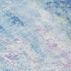 Piper Looms Chantille Abstract ACN1640 Blue Machine Washable Area Rug Swatch Image