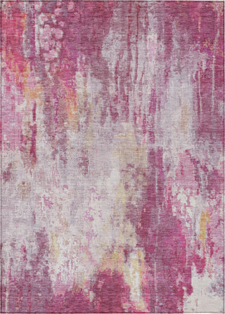 Piper Looms Chantille Abstract ACN1640 Pink Machine Washable Area Rug main image
