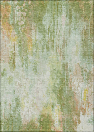 Piper Looms Chantille Abstract ACN1640 Sage Machine Washable Area Rug main image
