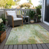 Piper Looms Chantille Abstract ACN1640 Sage Machine Washable Area Rug Outdoor Lifestyle Image Feature