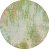 Piper Looms Chantille Abstract ACN1640 Sage Machine Washable Area Rug Round Main Image
