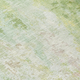 Piper Looms Chantille Abstract ACN1640 Sage Machine Washable Area Rug Swatch Image