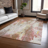 Piper Looms Chantille Abstract ACN1640 Tan Machine Washable Area Rug Lifestyle Image Feature